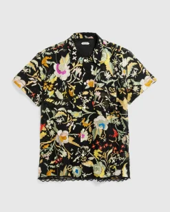 Bode Heirloom Floral Short-Sleeve Shirt- Shirts