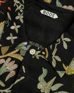 Bode Heirloom Floral Short-Sleeve Shirt- Shirts