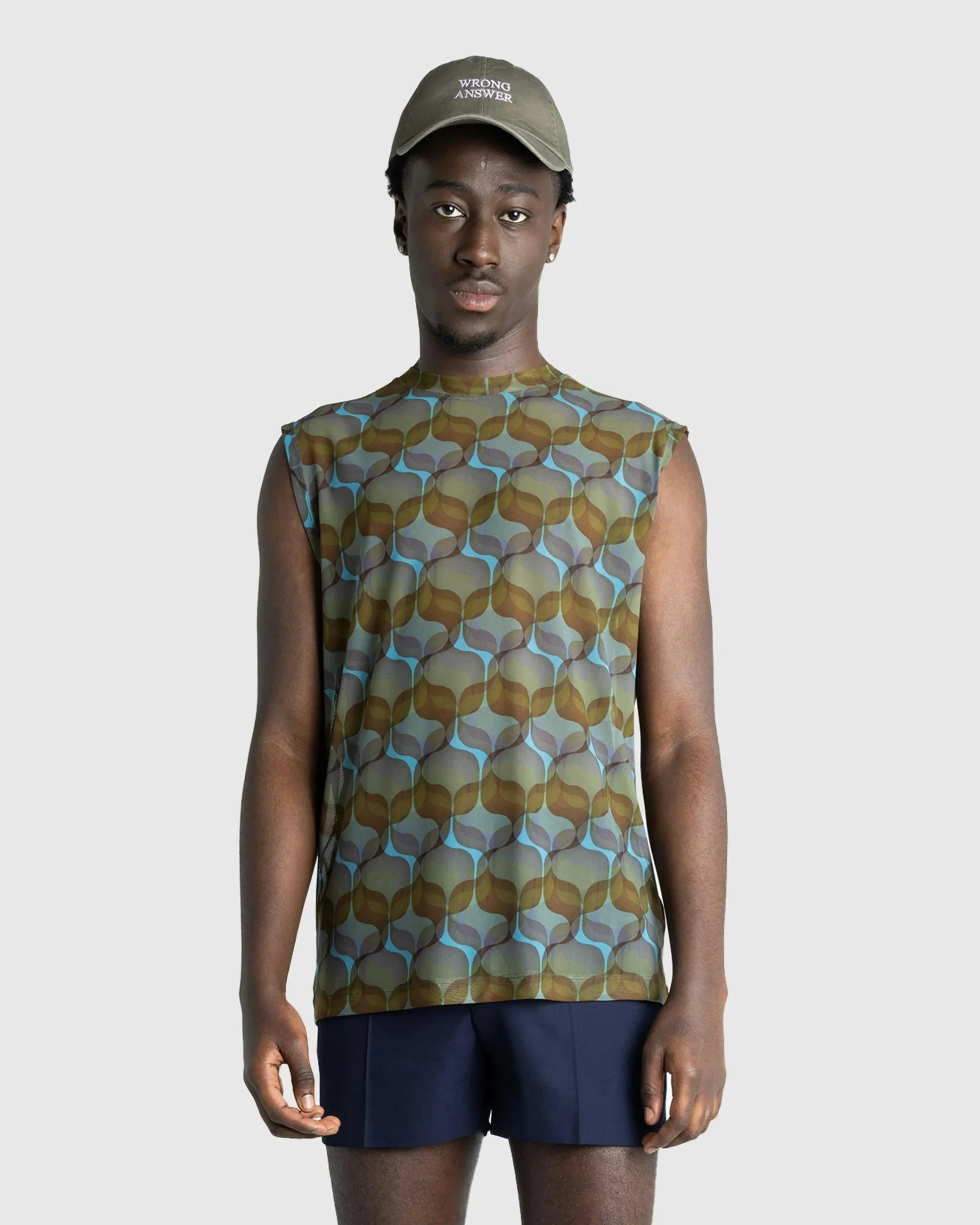 Dries van Noten Heyzen Shirt /Green- Tops
