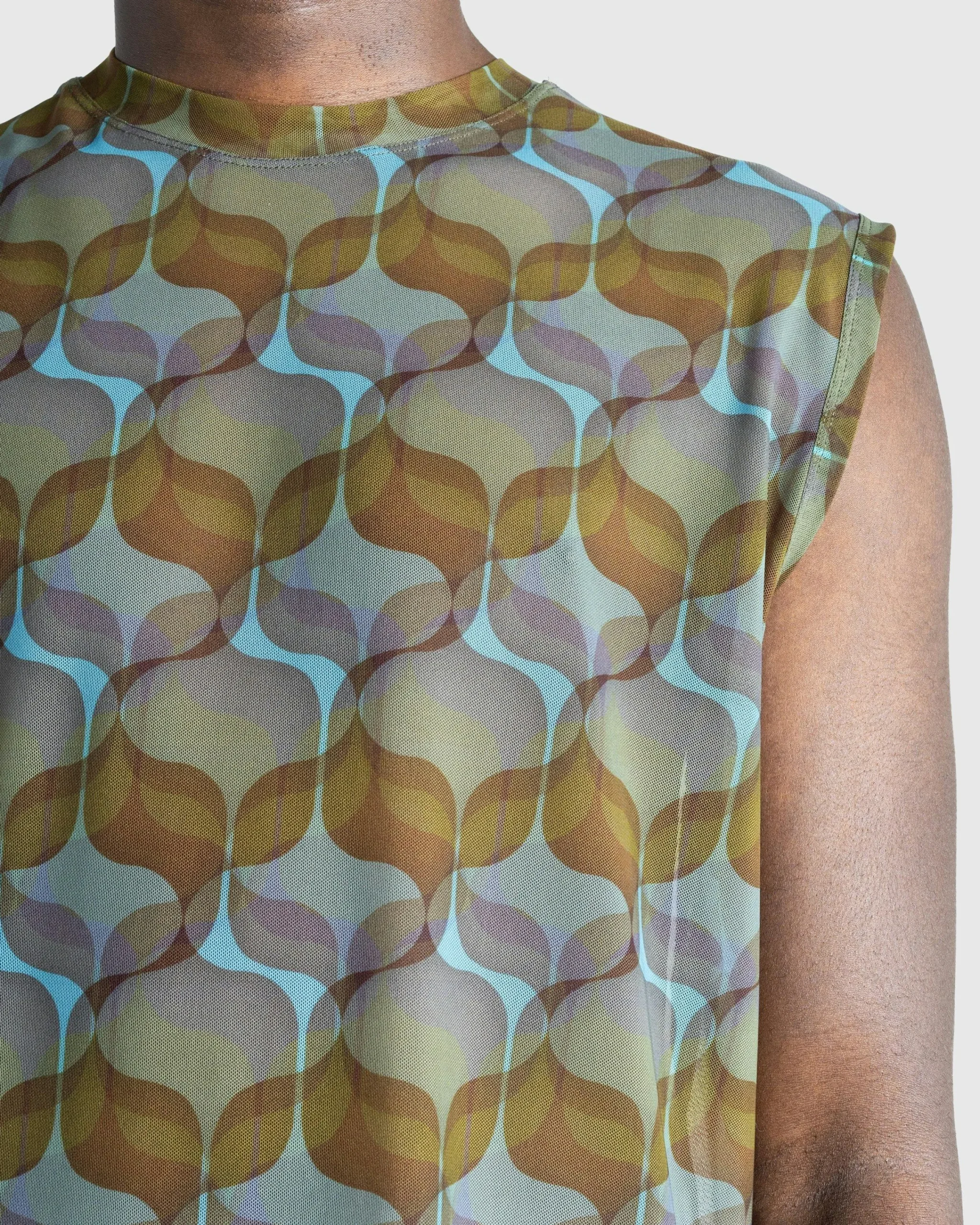 Dries van Noten Heyzen Shirt /Green- Tops