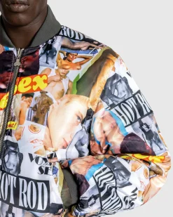 Carne Bollente Hidden Pleasures Bomber Jacket Gray- Outerwear