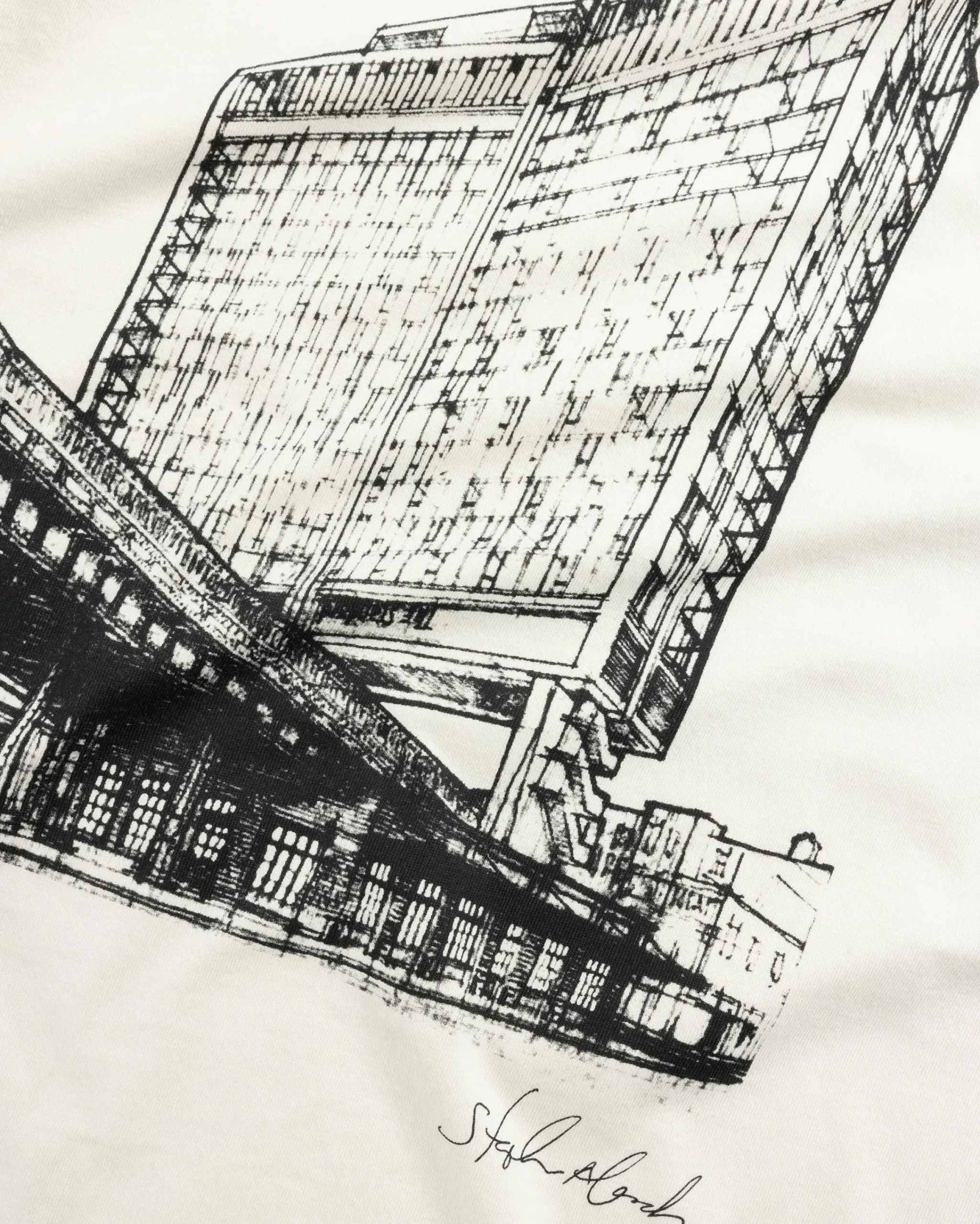 The Standard High Line Long-Sleeve Off-White- Tops