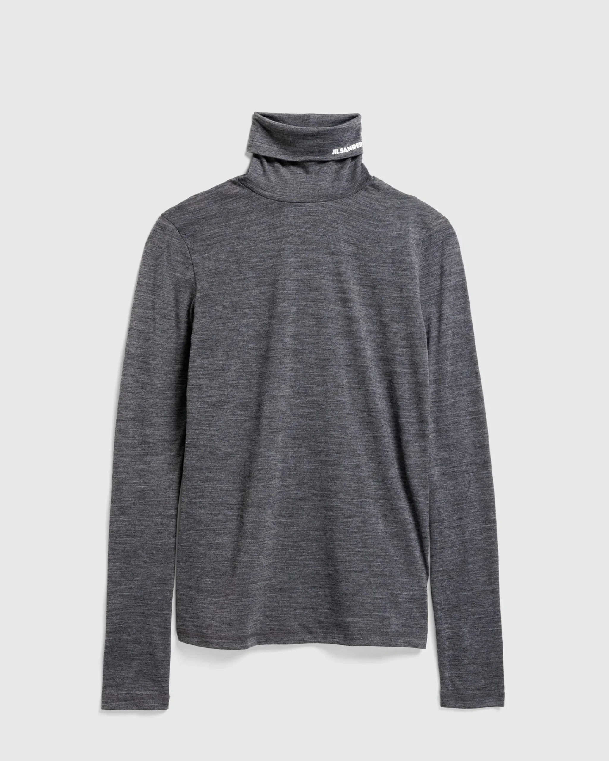 Jil Sander High-Neck Shirt Dark Grey- Knitwear