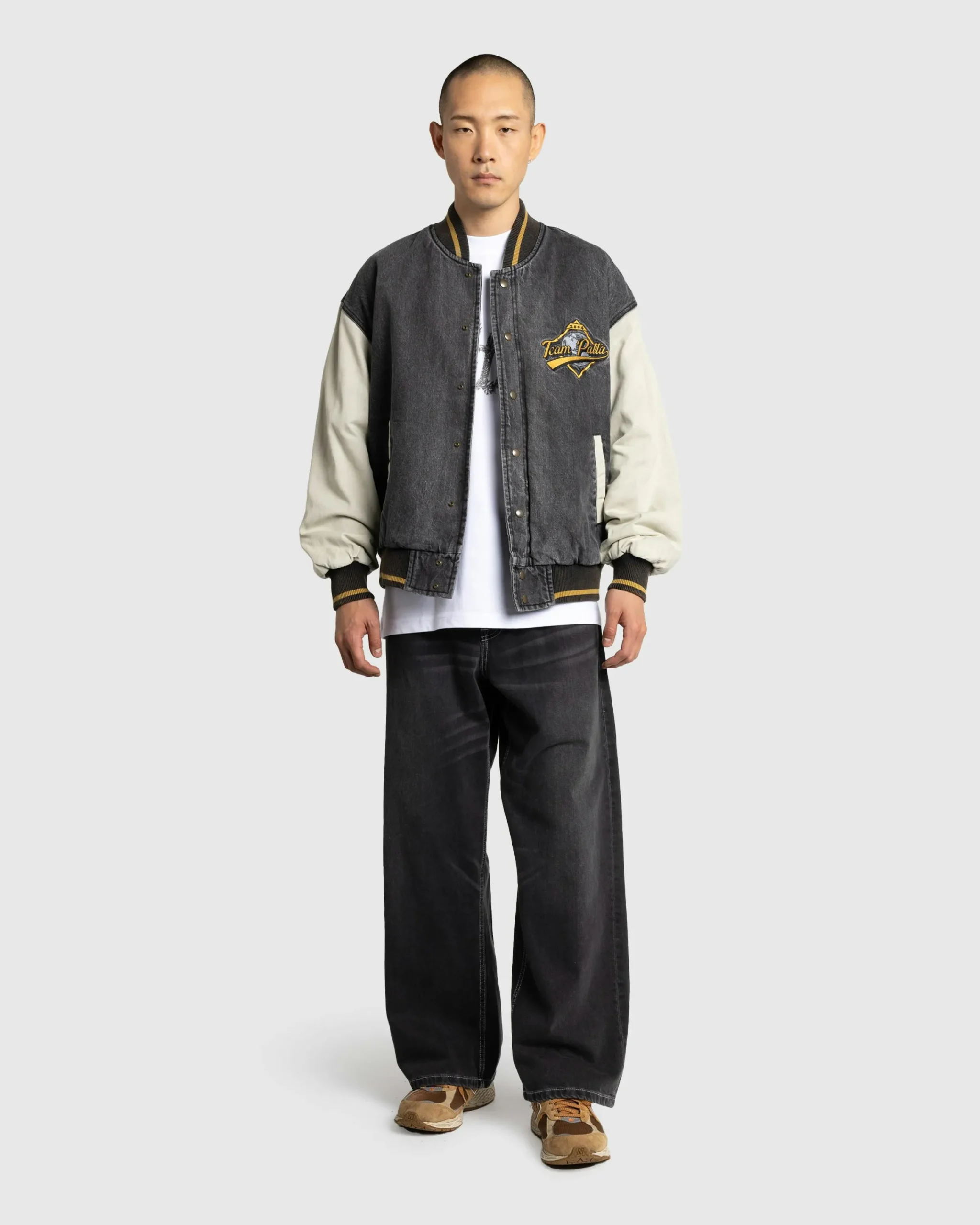 Patta Homerun Denim Varsity Jacket- Outerwear