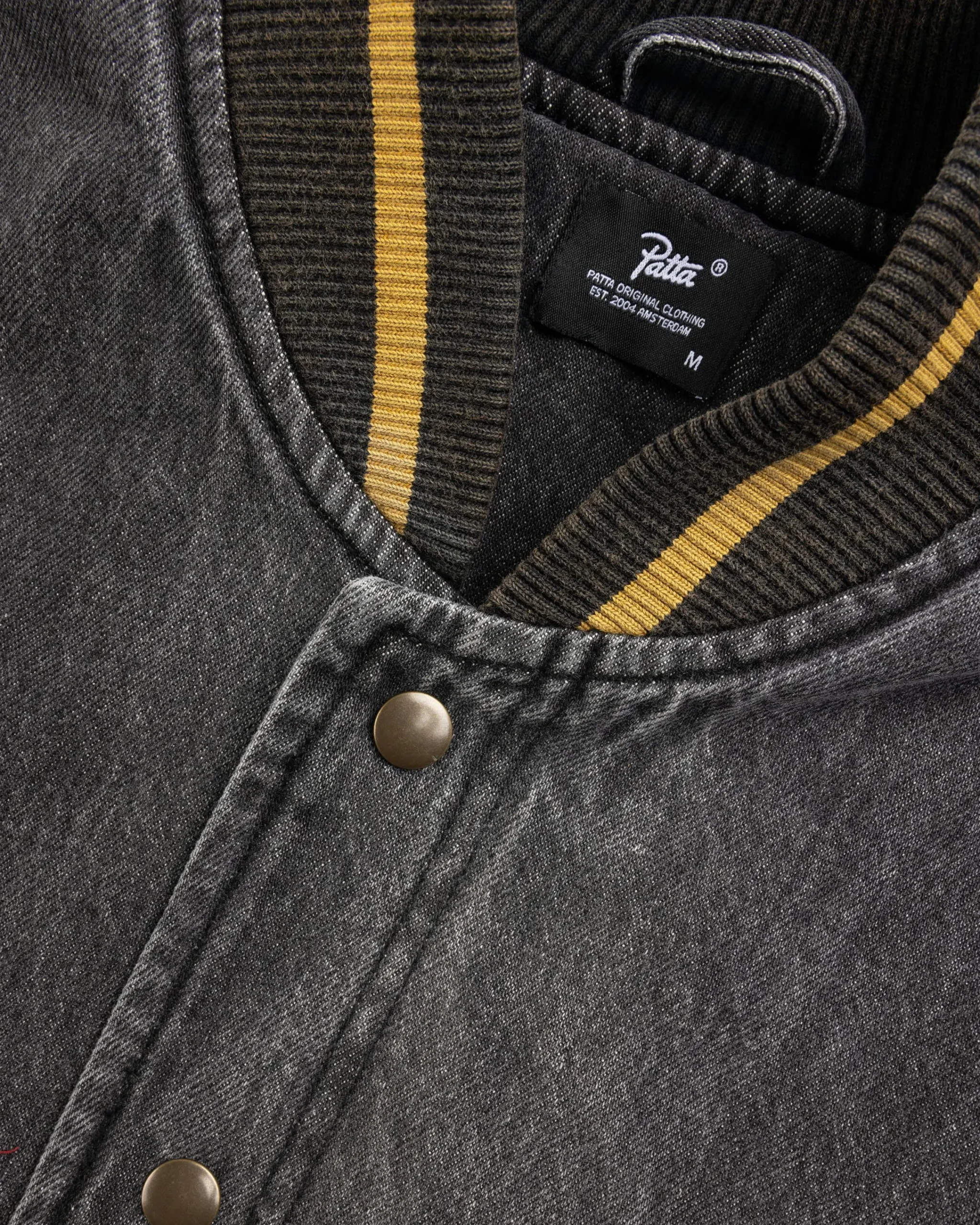 Patta Homerun Denim Varsity Jacket- Outerwear