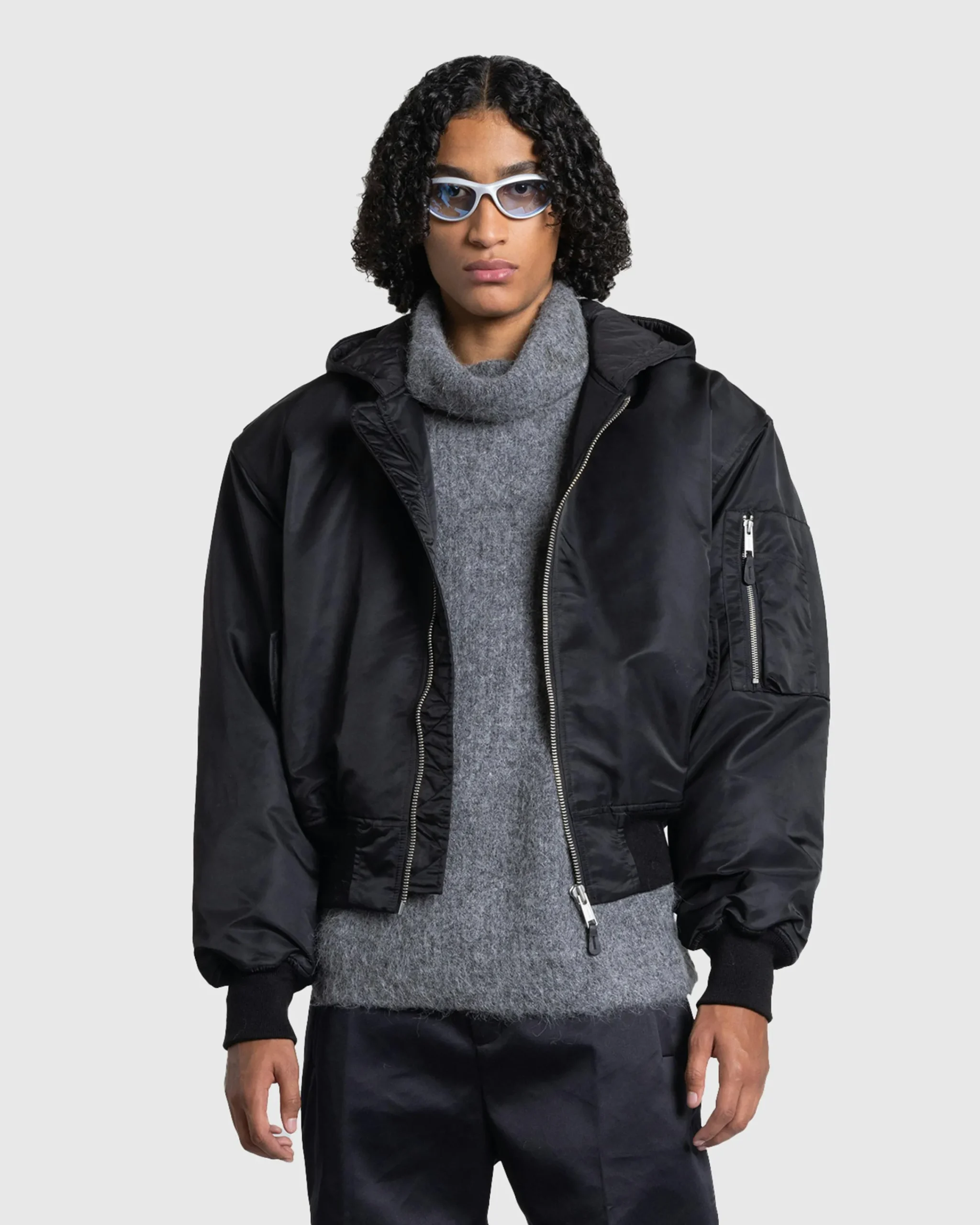 Entire Studios Hooded Broad Bomber- Outerwear