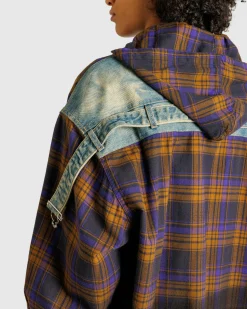 Acne Studios Hooded Button-Up Shirt- Shirts