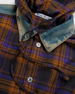 Acne Studios Hooded Button-Up Shirt- Shirts
