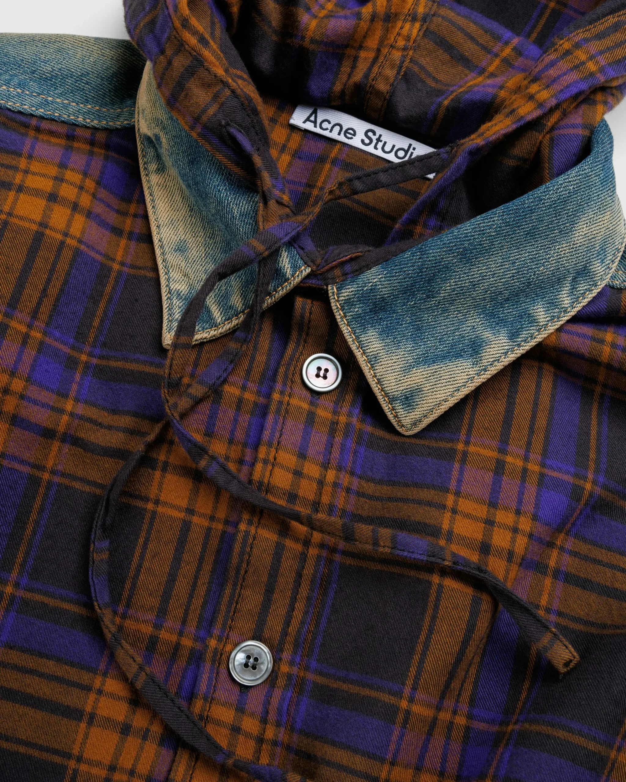 Acne Studios Hooded Button-Up Shirt- Shirts