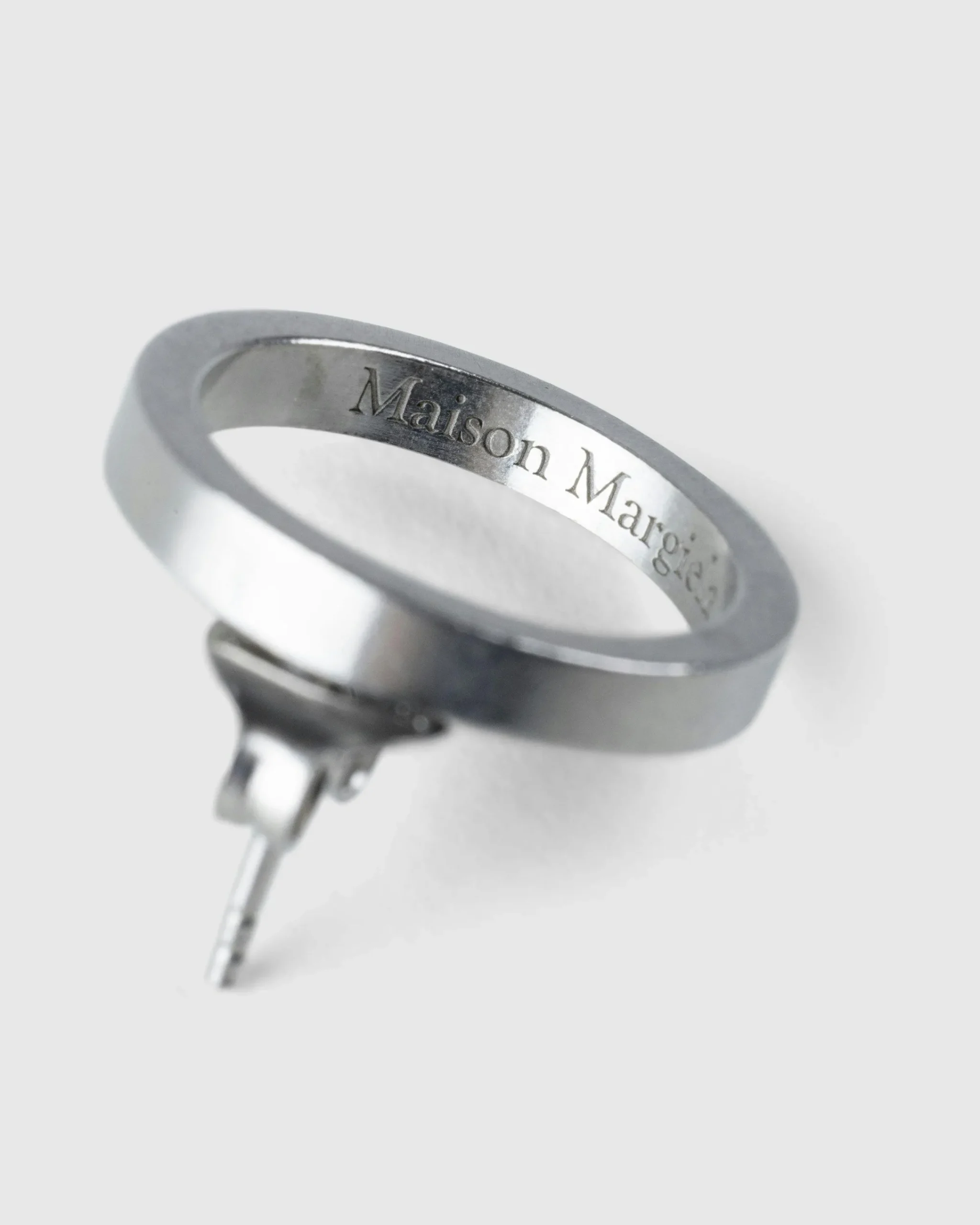 Maison Margiela Hoop Earring Silver- Jewelry