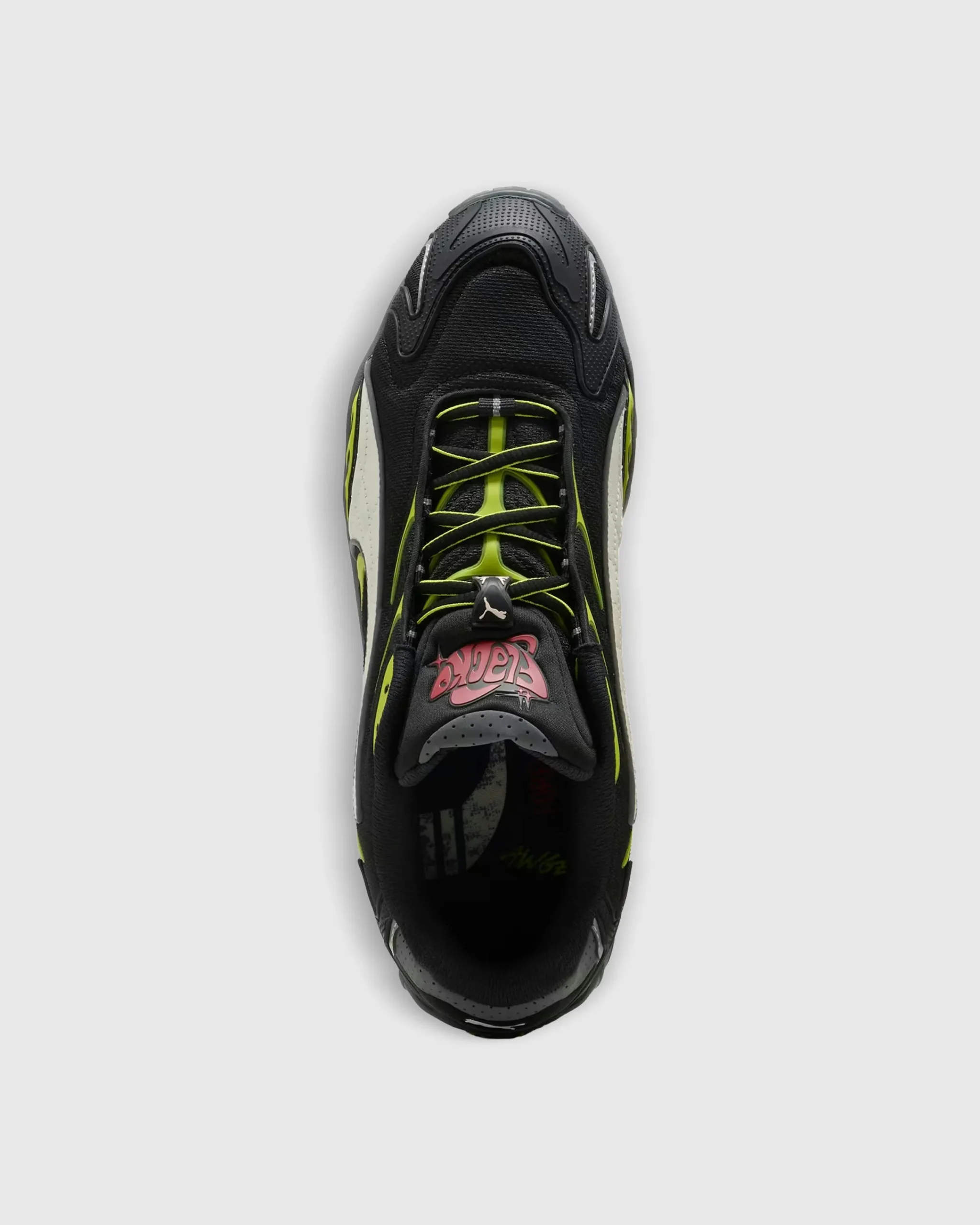 Puma Inhale Distressed Black-Warm White-Lime Pow- Sneakers