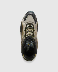 Puma Inhale Distressed Warm White/Black-Pelé Yellow- Sneakers