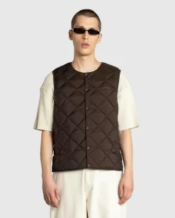 Gramicci Inner Down Vest Dark Brown- Outerwear