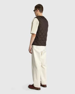Gramicci Inner Down Vest Dark Brown- Outerwear
