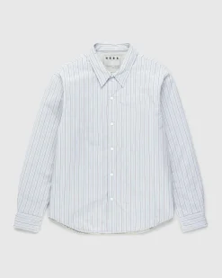 Highsnobiety HS05 Insulated Shirt Jacket Striped- Shirts