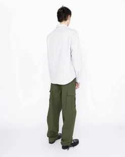 Highsnobiety HS05 Insulated Shirt Jacket Striped- Shirts