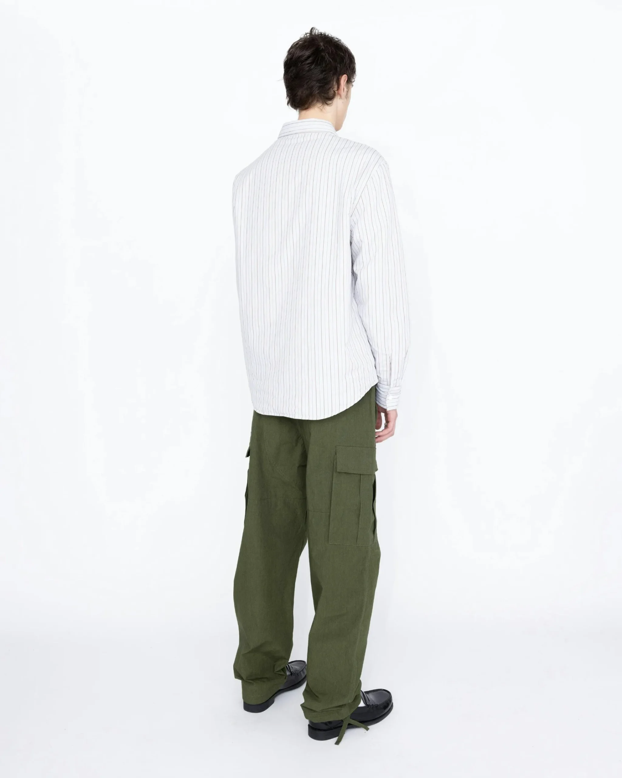 Highsnobiety HS05 Insulated Shirt Jacket Striped- Shirts