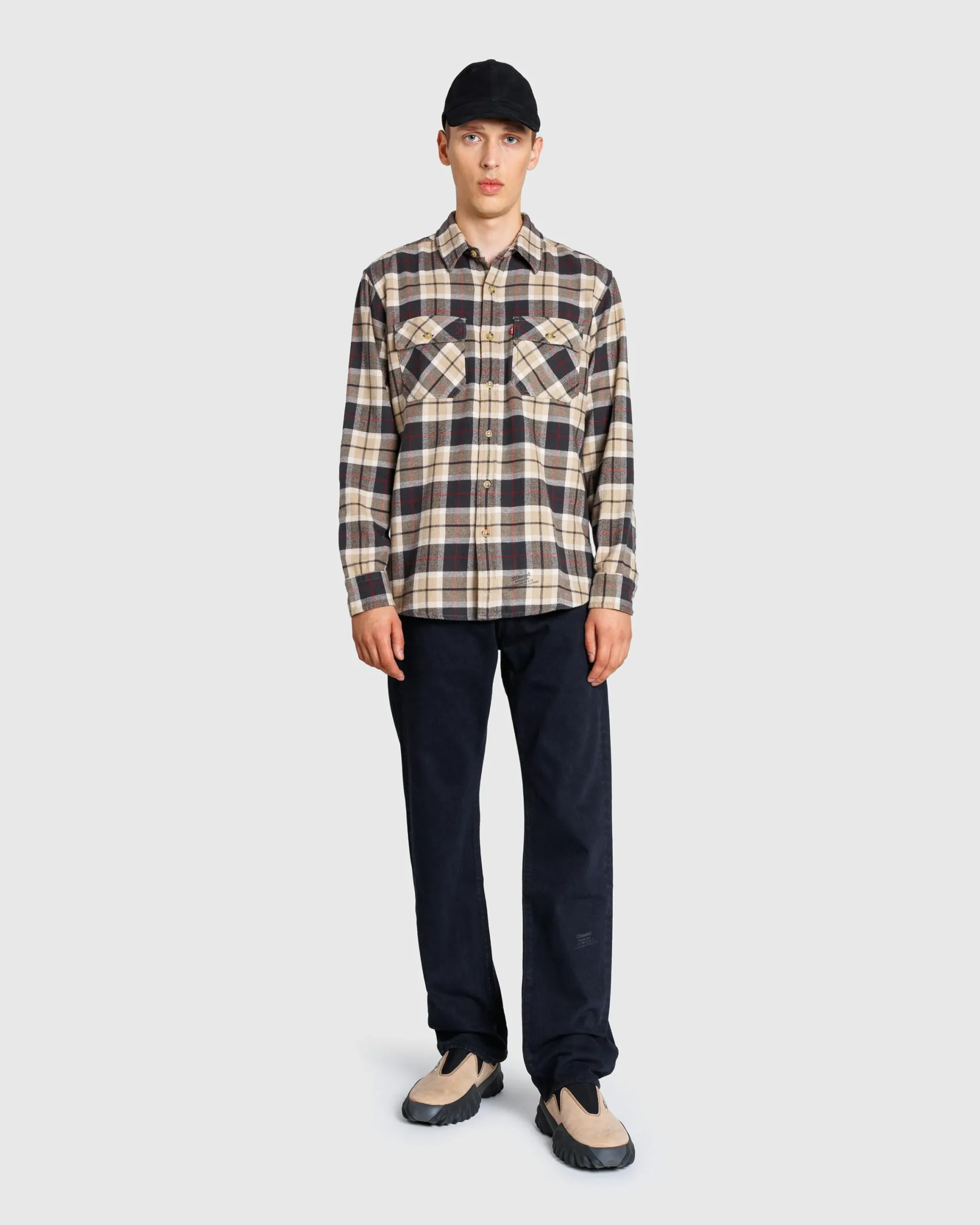 Levi's JEANS STONE BLK OVERDYE- Pants