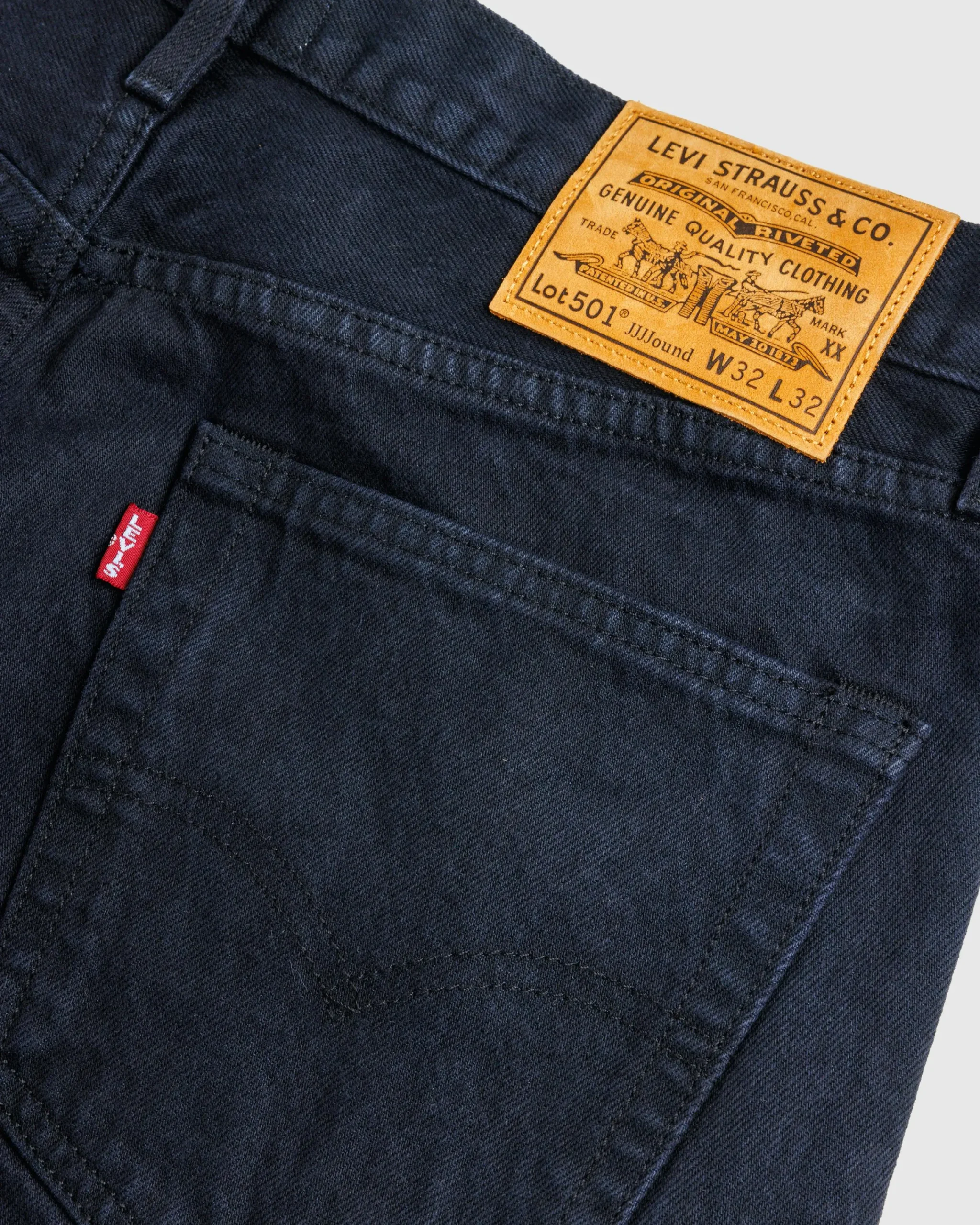 Levi's JEANS STONE BLK OVERDYE- Pants