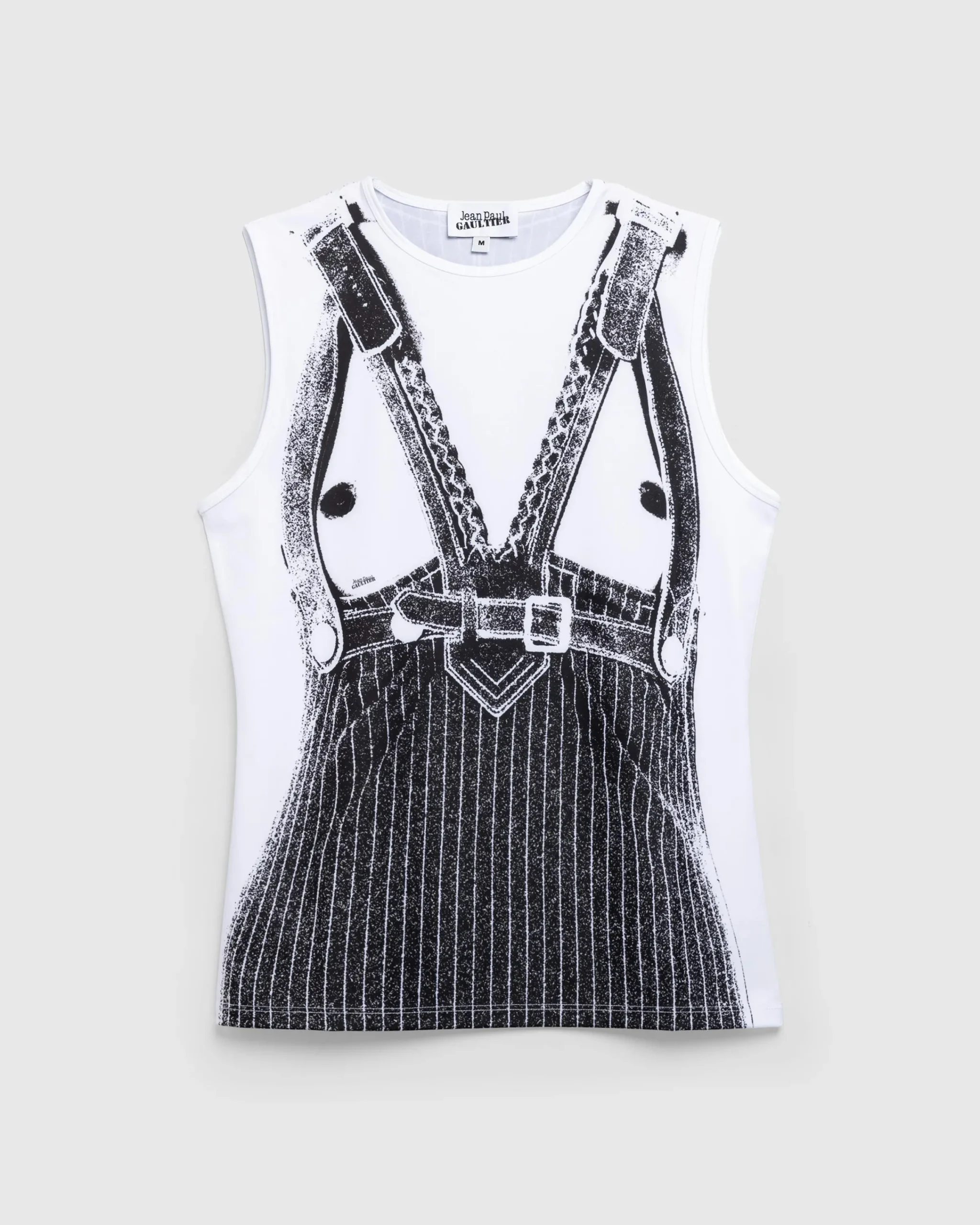 Jean Paul Gaultier Jersey Tank Top Printed Madonna Trompe L'Œil- Tops