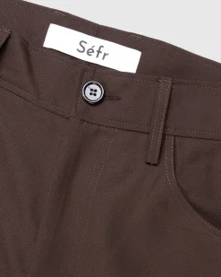 Séfr Jiro Trouser Sludge Wool- Pants