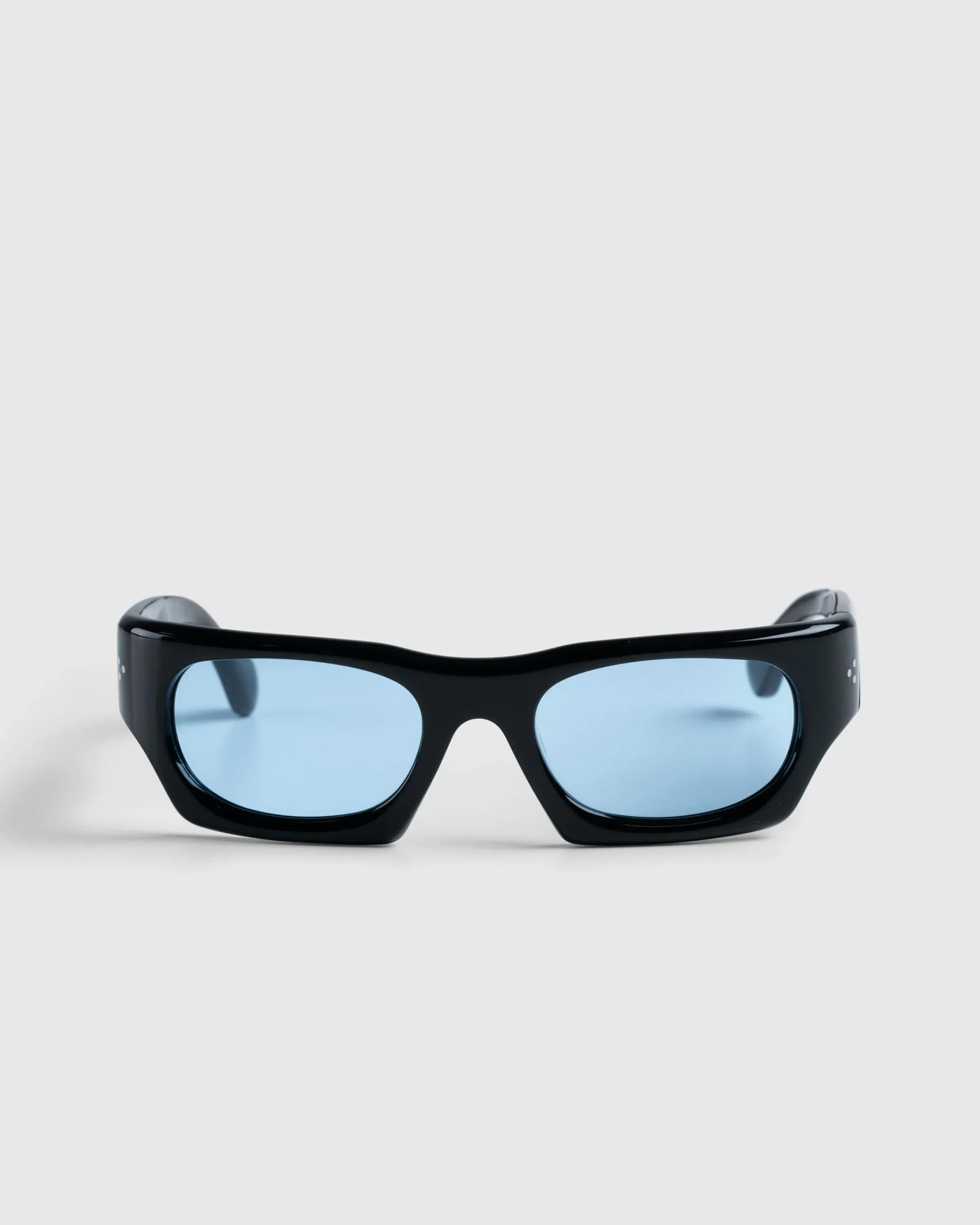 Port Tanger Kerewan Black Acetate/Rif Blue Lens- Sunglasses