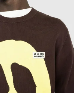 Highsnobiety Knit Crewneck Brown- Knitwear