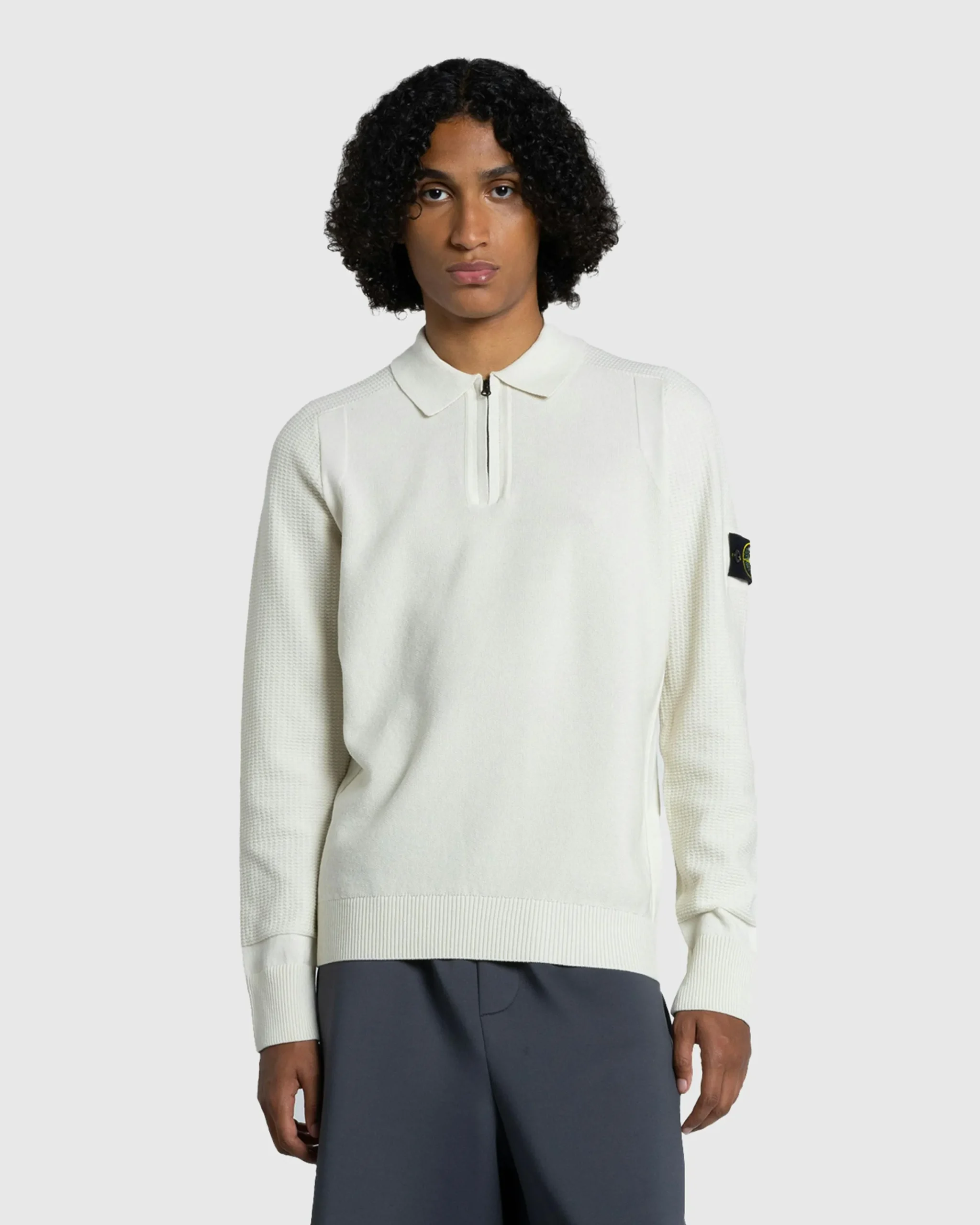 Stone Island Knit Polo- Tops