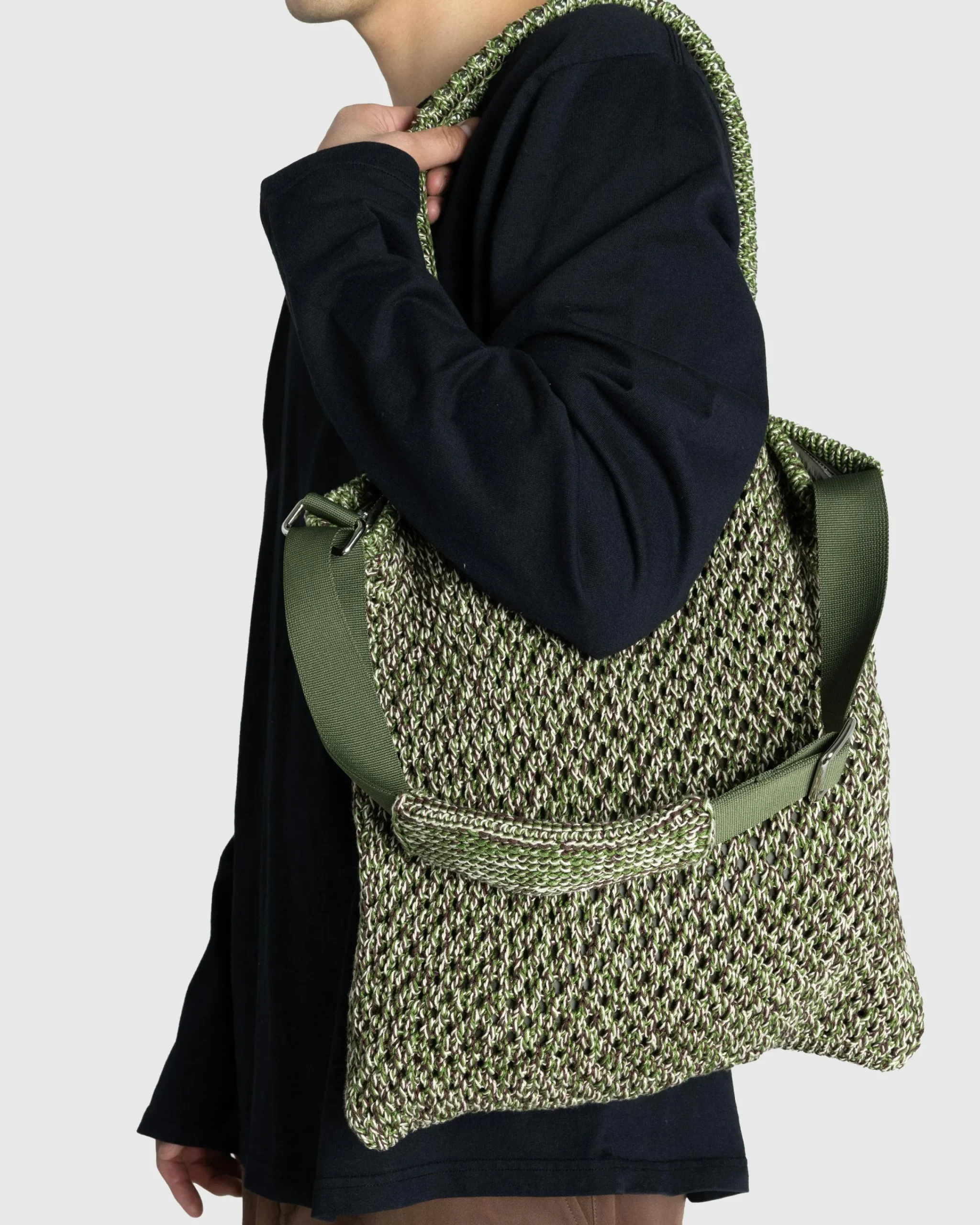 SSU Knitted Mesh Work Tote Classic Camo- Bags