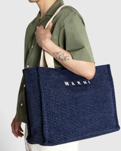 Marni Large Raffia Tote Bag- Bags