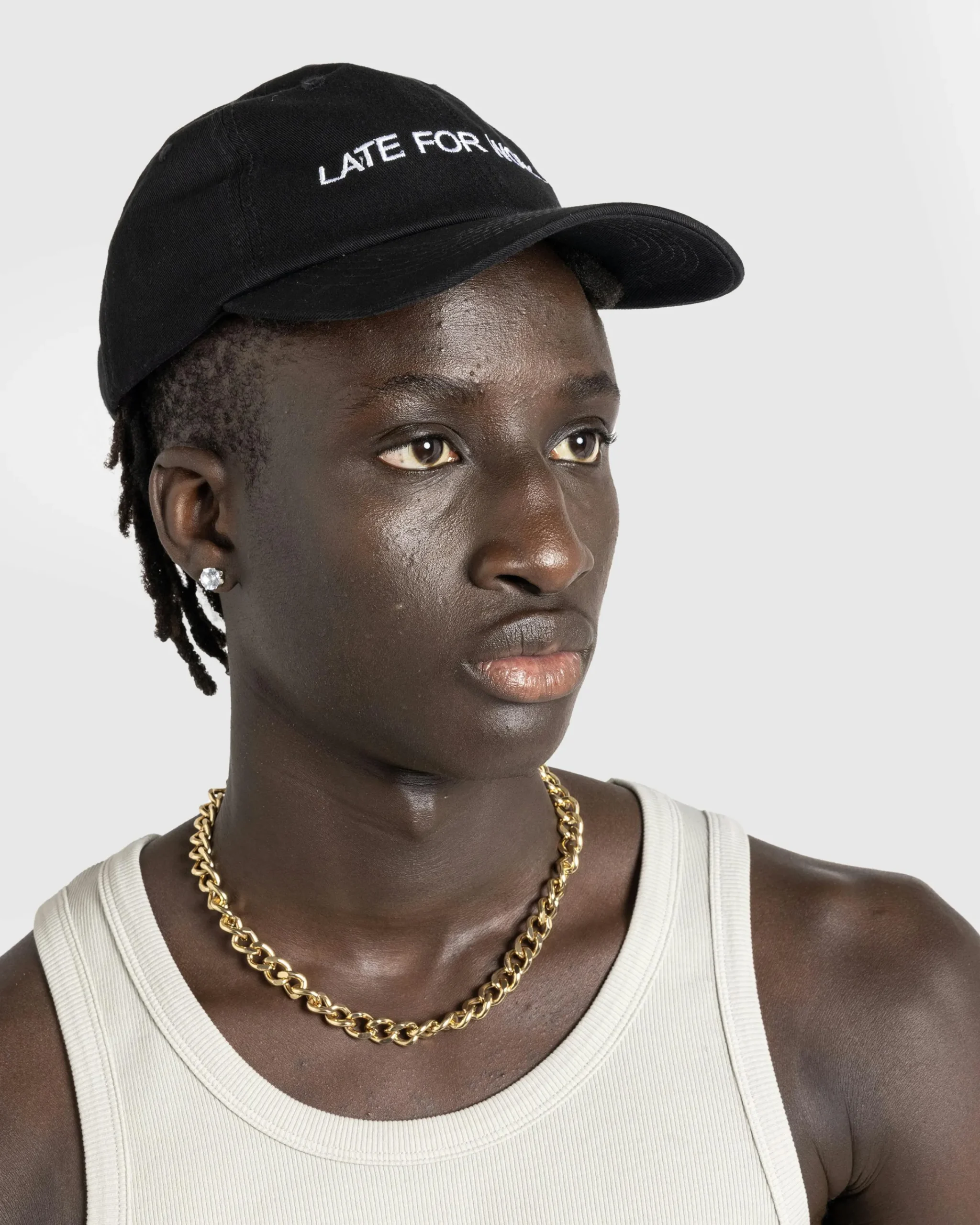 HO HO COCO Late For Work Hat Black/White- Hats