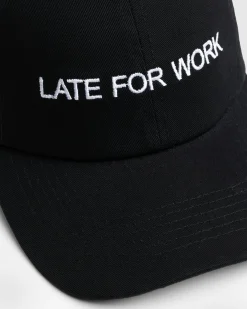 HO HO COCO Late For Work Hat Black/White- Hats