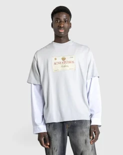 Acne Studios Layered Print T-Shirt- Tops