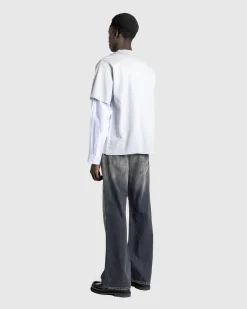Acne Studios Layered Print T-Shirt- Tops