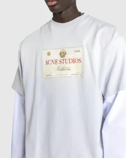 Acne Studios Layered Print T-Shirt- Tops