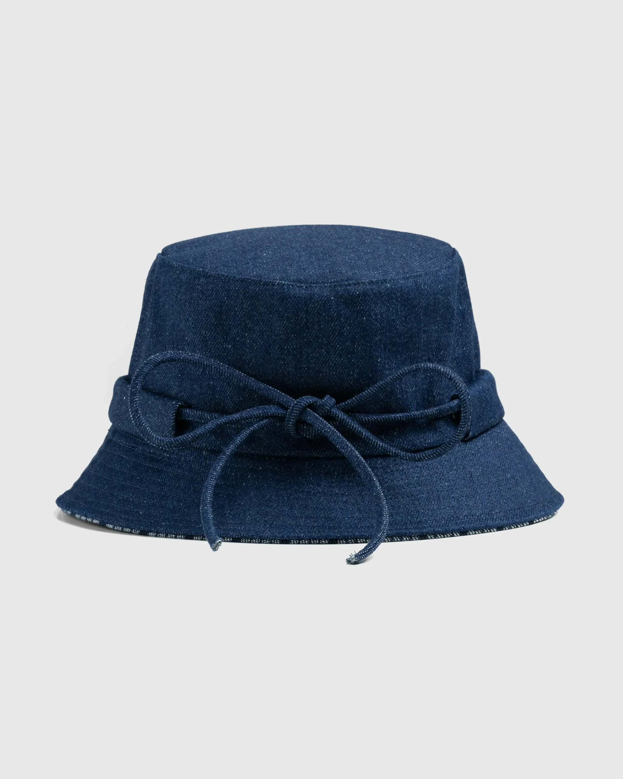 JACQUEMUS Le Bob Gadjo Navy/Navy Stripe- Hats