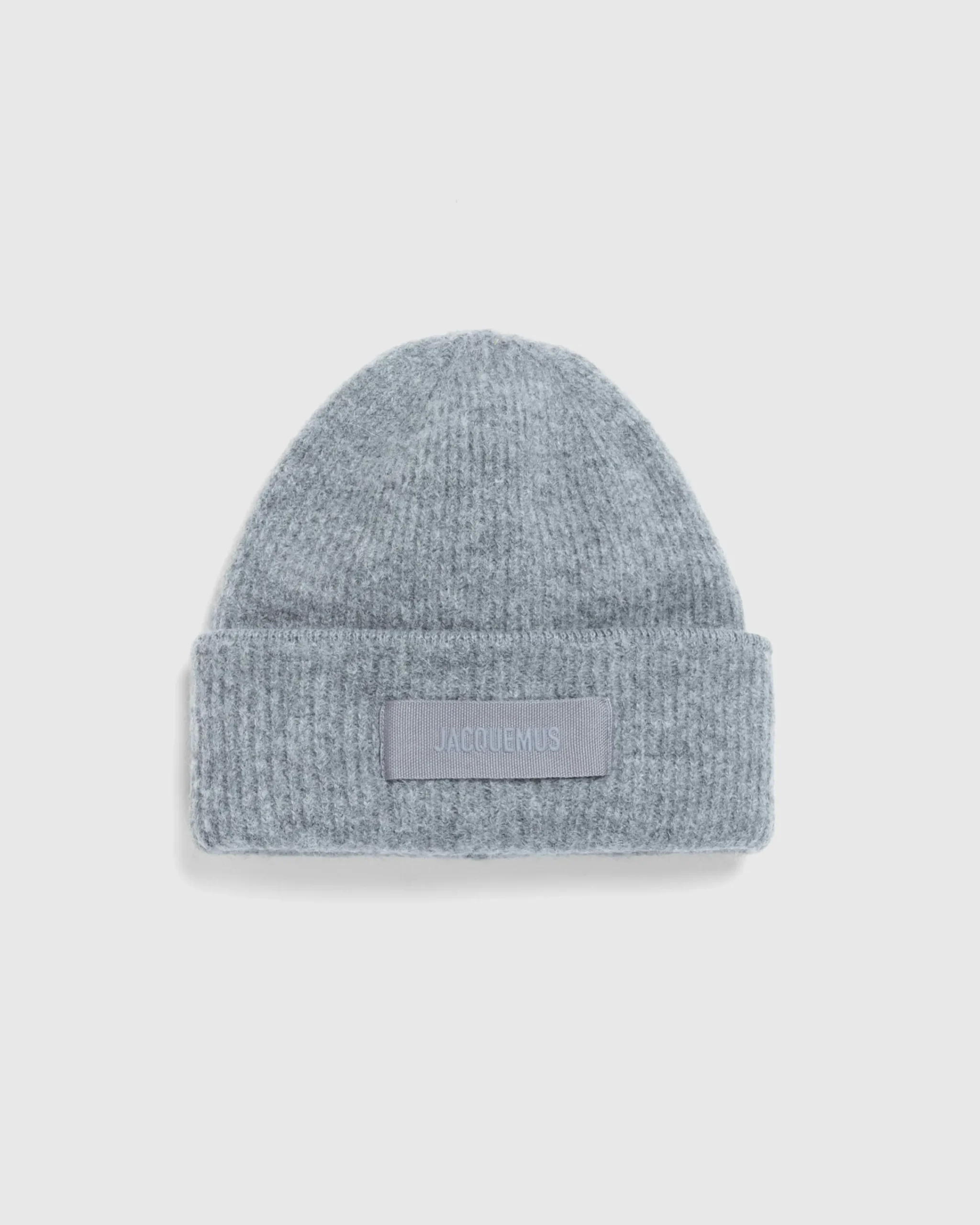JACQUEMUS Le Bonnet Grosgrain Dark Grey- Hats