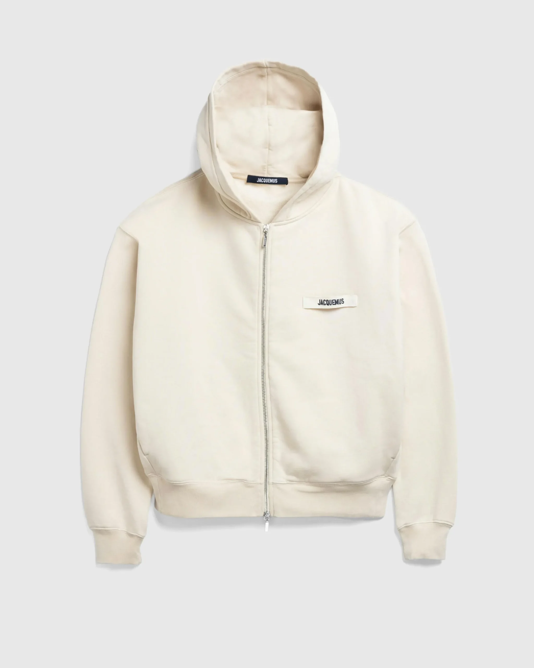 JACQUEMUS Le Hoodie Zip Gros Grain- Sweats