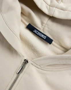 JACQUEMUS Le Hoodie Zip Gros Grain- Sweats