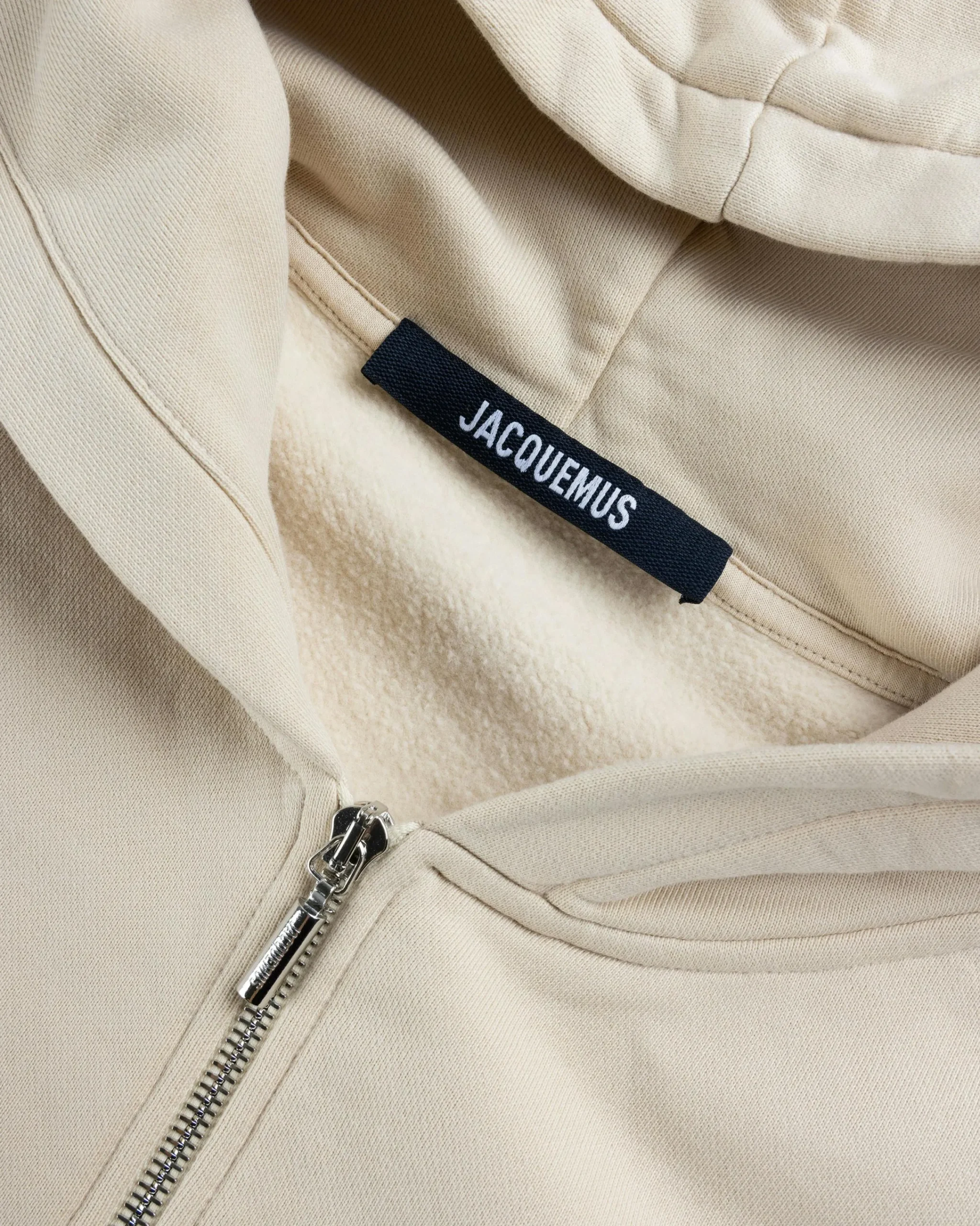JACQUEMUS Le Hoodie Zip Gros Grain- Sweats