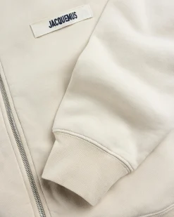 JACQUEMUS Le Hoodie Zip Gros Grain- Sweats