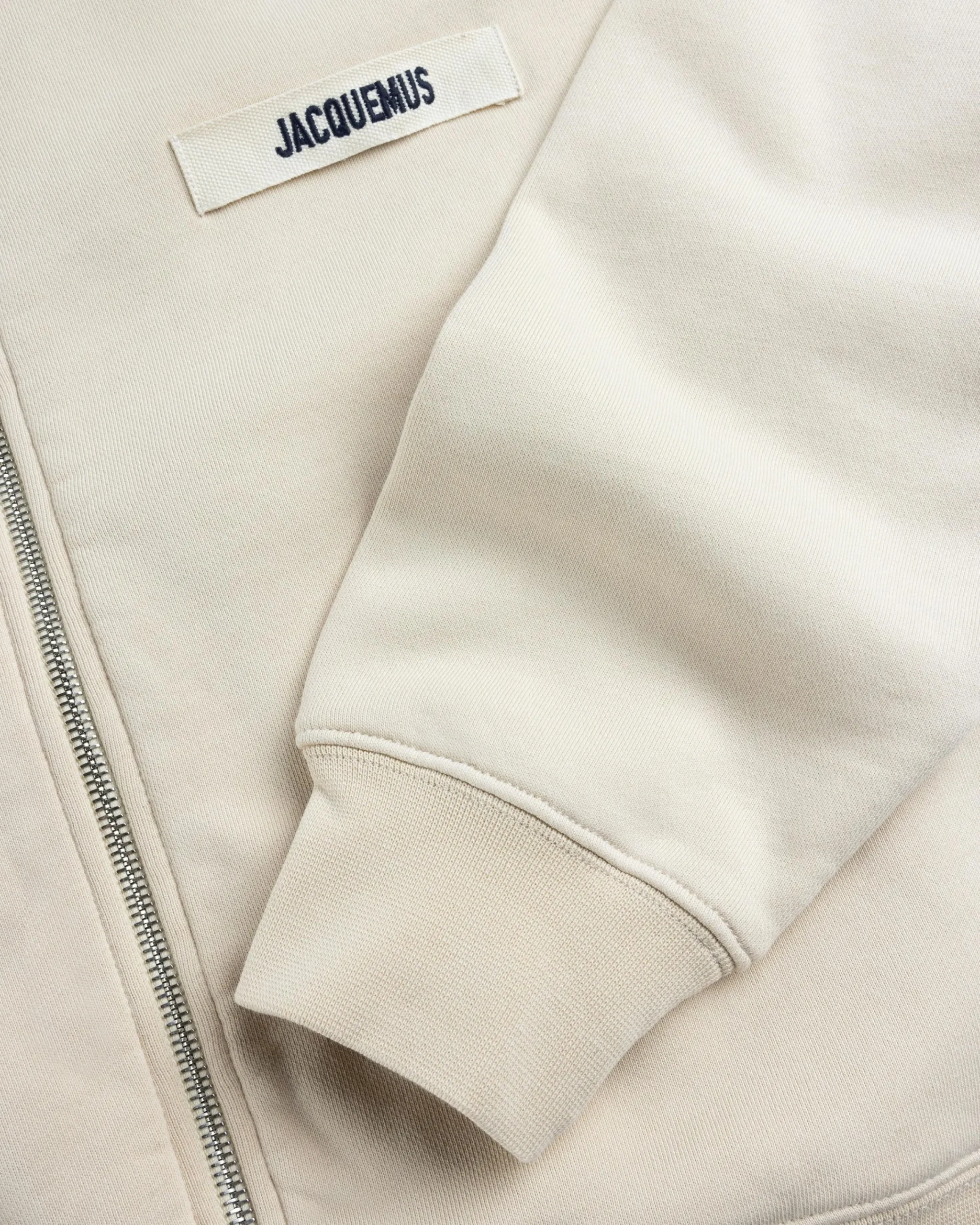 JACQUEMUS Le Hoodie Zip Gros Grain- Sweats