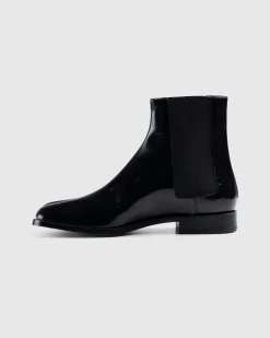 Maison Margiela Leather Tabi Ankle Boot- Boots