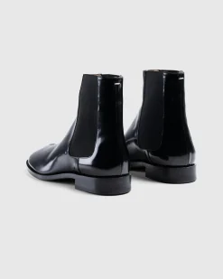 Maison Margiela Leather Tabi Ankle Boot- Boots