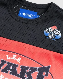 Awake NY LES Football Jersey Black/Multi- Tops
