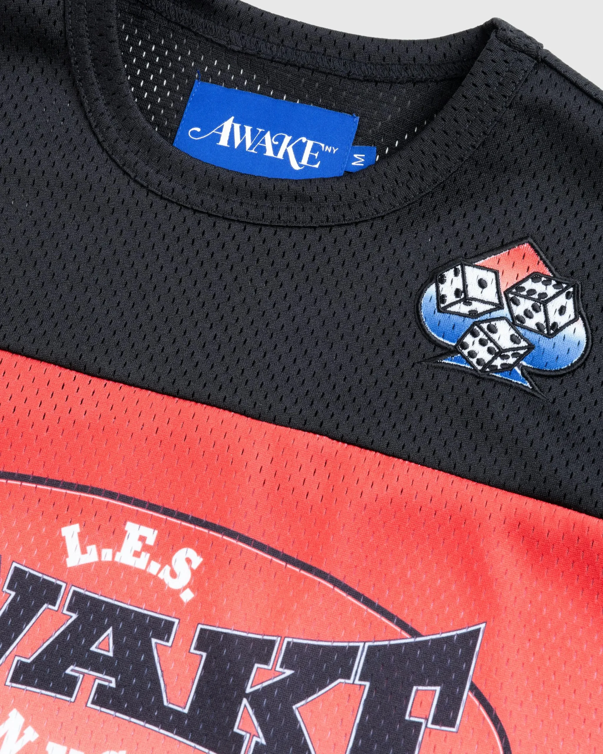 Awake NY LES Football Jersey Black/Multi- Tops