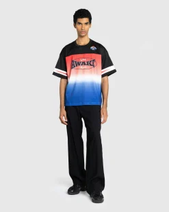 Awake NY LES Football Jersey Black/Multi- Tops