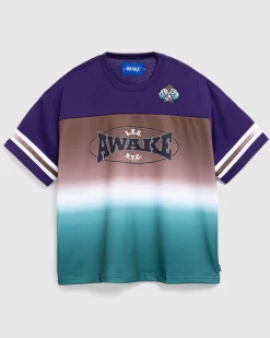 Awake NY LES Football Jersey Brown/Multi- Tops
