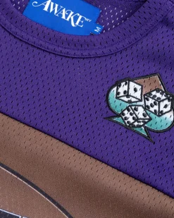 Awake NY LES Football Jersey Brown/Multi- Tops