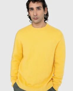 Highsnobiety Light Alpaca Crew Sweater- Knitwear